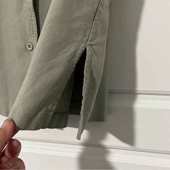 DRAPERS & DAMONS button down blouse and cardigan medium - Picture 7 of 10